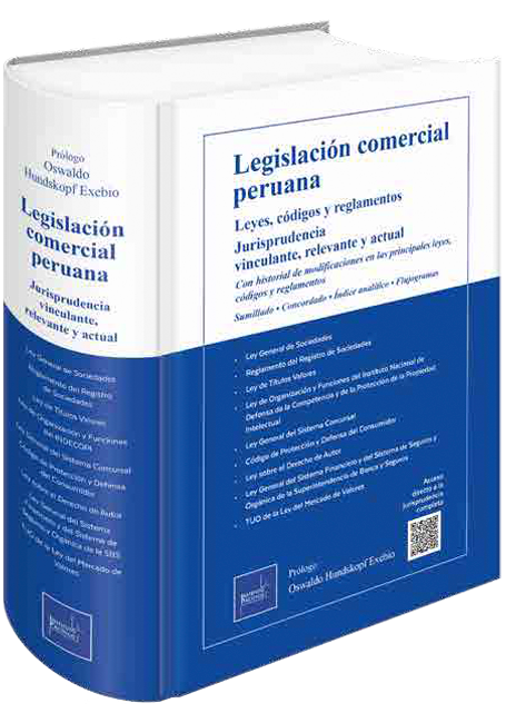 Portada de Legislación comercial peruana