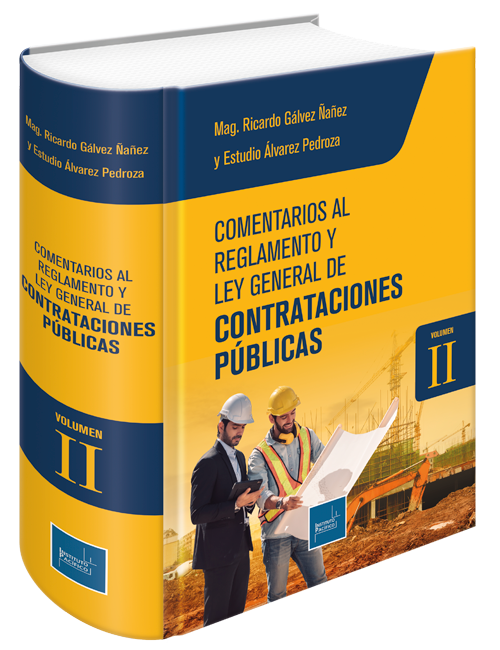 Portada de Comentarios al reglamento y ley general de contrataciones públicas. Tomo II