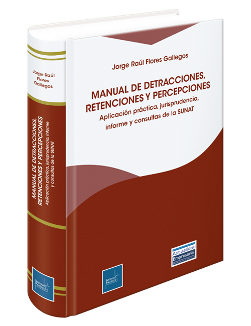 Portada de Manual de detracciones, retenciones y percepciones