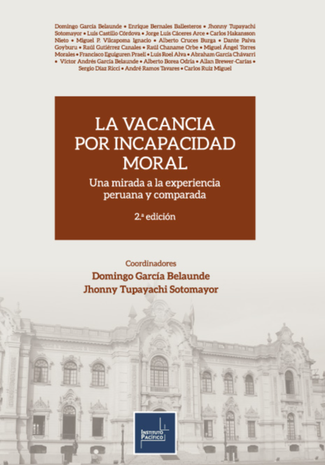 Portada de La vacancia por Incapacidad Moral