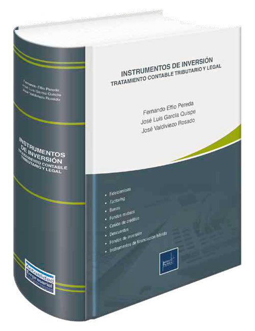 Portada de Instrumentos de inversión tratamiento contable tributario y legal